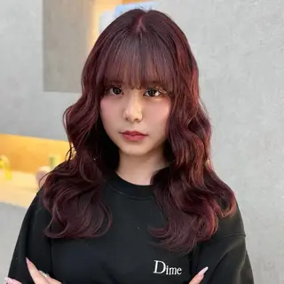 セミロング alo所属・ほの/ブリーチモデル 🎀/艶カラー‎のヘアスタイル