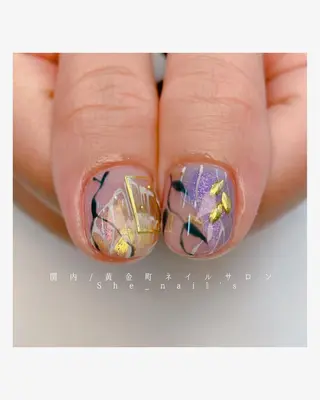 ネイル Blushオーナー Shiinaのネイルデザイン