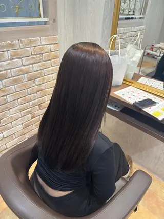 セミロング 美優🐩/ ハイトーン/栄のヘアスタイル