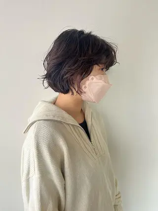ミディアム パーマ パーマ特化美容師 mikuのヘアスタイル