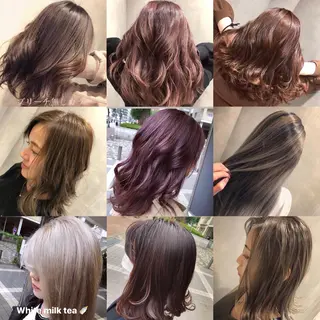 ロング カラー 縮毛矯正⭐️ 桜場裕一のヘアスタイル