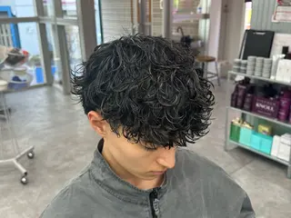 ショート カラー パーマ メンズ 🔥メンズパーマ特化 🔥店長中村雄樹のヘアスタイル