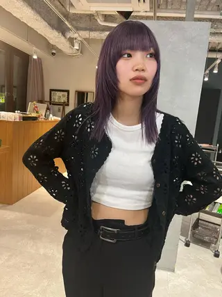 ミディアム カラー 【代表】 辻龍樹のヘアスタイル