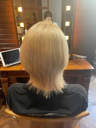 ミディアム stylist YUTOのヘアスタイル