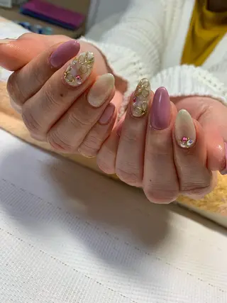 ネイル rukianail 新里のネイルデザイン