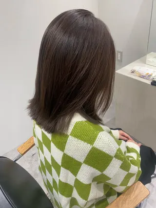 ミディアム カラー ヘアアレンジ ボブ /ニュアンス/ satomi🧸💖のヘアスタイル