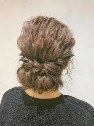 セミロング ヘアアレンジ cofy by melt所属・🍎みついじゅん🍏 ボブ指名No.1のヘアスタイル