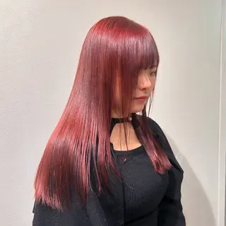 ミディアム カラー 𝙎𝙚𝙞𝙧𝙖 ☆カット/パーマのヘアスタイル