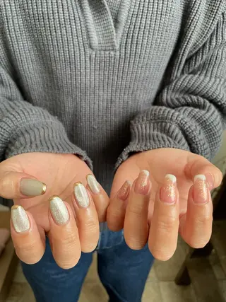 ネイル 甲府市徳行 🧸prunelleのネイルデザイン