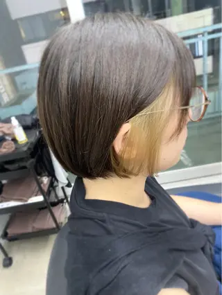 ショート 艶髪/縮毛矯正 🫧辻野海羽のヘアスタイル