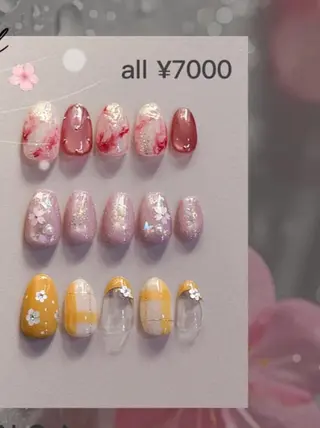 ネイル sae ＊ パラジェル/田町のネイルデザイン