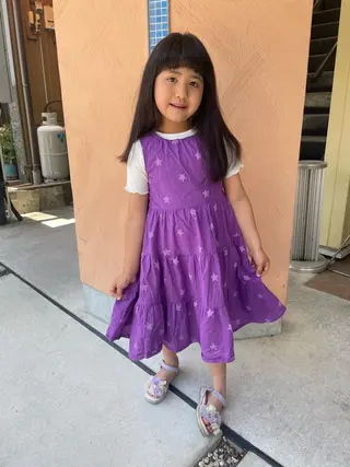 ロング キッズ 徳留 もも花のヘアスタイル