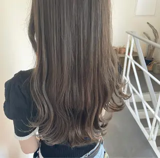 セミロング カラー GPIP 近藤沙樹のヘアスタイル