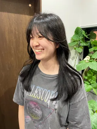 ロング レイヤーカット🎀 ブリーチ/なるのヘアスタイル