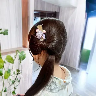 ロング ヘアアレンジ iMiuqelo所属・Hair/Make- up❤︎saOsaのヘアスタイル