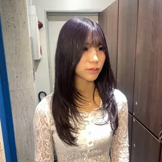 セミロング 🐶men'scut SYUMA🐶のヘアスタイル