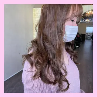 ロング カラー🫧アレンジ 🎀REIMIのヘアスタイル