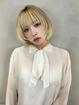 ショート ONYX 表参道所属・ショート/ボブ/似 合わせ/顔周りカットのヘアスタイル