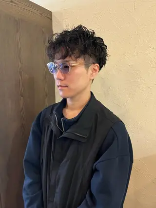 パーマ メンズ そね こまちのヘアスタイル