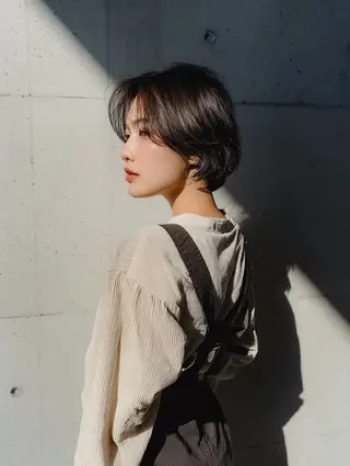 ショート カラー ブリーチお任せ🫧 tokute高円寺のヘアスタイル