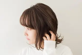 ミディアム カラー 千葉 慎也のヘアスタイル