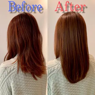 ロング 安永 涼のヘアスタイル