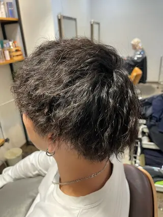 ショート パーマ 久保田 和正のヘアスタイル