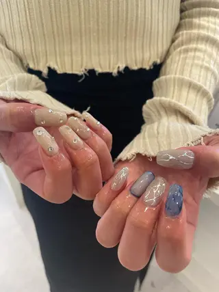 ネイル 束感まつ毛/ネイル/ LED♥KIRARAのマツエク・マツパデザイン