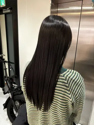 ロング 新宿No.1艶髪矯正 美艶カラー/FUKAのヘアスタイル