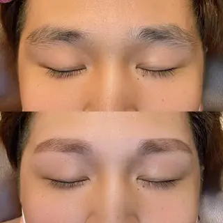 メンズ アイブロウ モリシタ アヤノのマツエク・マツパデザイン