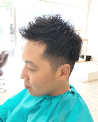 ショート メンズ XES-TA所属・中村 よしひでのヘアスタイル