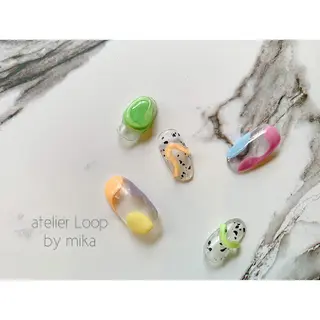 ネイル atelierLoopbyshiho所属・atelier Loop♪MIKAのネイルデザイン