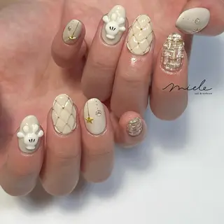 ネイル miele【ミエレ】 シンプル一癖のネイルデザイン