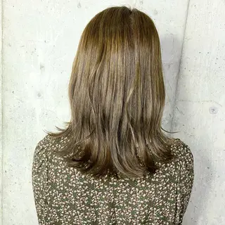 ミディアム カラー メンズブリーチカラー /パーマ ごーた立川のヘアスタイル