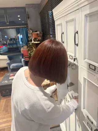 ショート カラー 10〜30代垢抜けメ ンズ特化/入沢花音のヘアスタイル