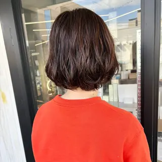 ショート パーマ YUKO/ 似合わせ韓国風パーマのヘアスタイル