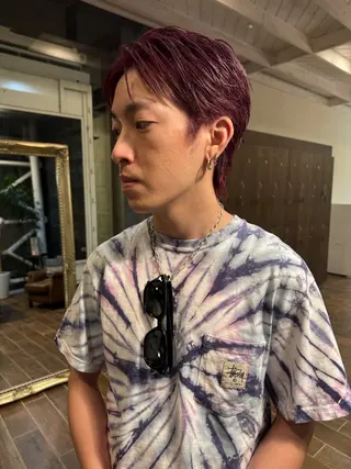 カラー メンズ 村上 輝のヘアスタイル