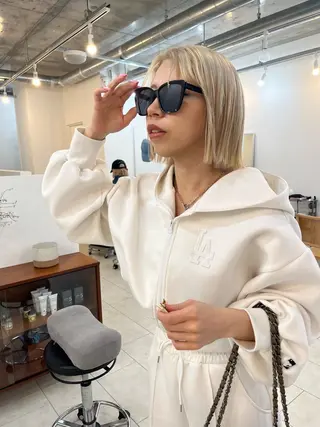 ショート カラー NOUN所属・eri kinjoのヘアスタイル