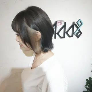 ミディアム カラー パーマ ヘアアレンジ Add9 柳田健登のヘアスタイル