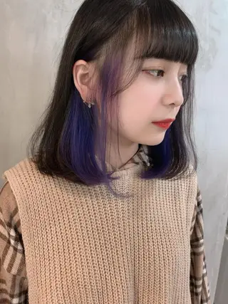 カラー SAKURA 原宿所属・なかの たくみのヘアスタイル