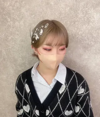 ロング カラー UNDER vr 【アンダーバー】のヘアスタイル