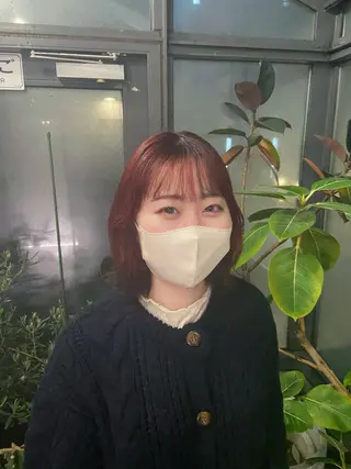 ショート カラー サオリ仙台🩰儚カラ ー/透明感カラーのヘアスタイル