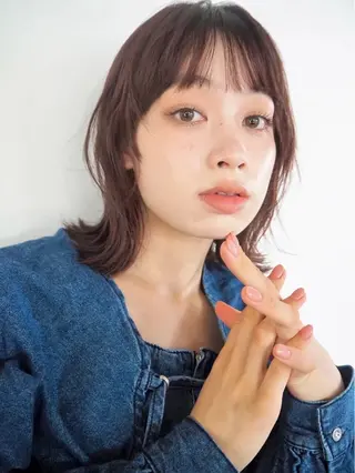 ミディアム 原田 彩希のヘアスタイル