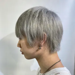 ショート カラー メンズ 髪質改善/ブリーチ /長山遼太郎のヘアスタイル