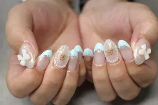 ネイル ネイル＆ホワイトニング   Yu-a所属・yu-a  スカルプ ネイルakiのネイルデザイン