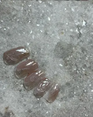 ネイル 三本 綾奈のネイルデザイン