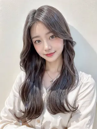 セミロング レイヤーカット/髪質 改善/Hayatoのヘアスタイル