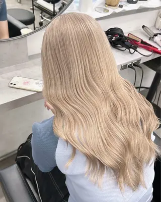 ロング カラー ブリーチ/ボブ ショート/はらのヘアスタイル