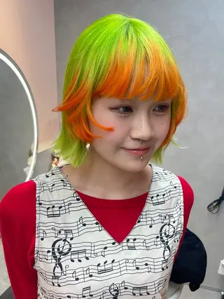 カラー 博多ブリーチ /Ririkaのヘアスタイル