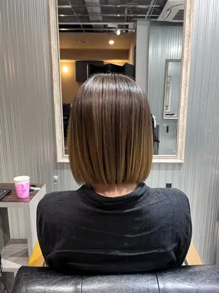 ショート カラー KIZU 髪質改善 オカルト怪談のヘアスタイル